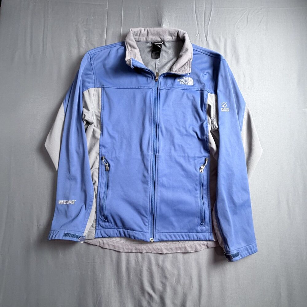 The North Face Windstopper Flight Series Mens L Blue/Gray Jacket Outdoors Sports